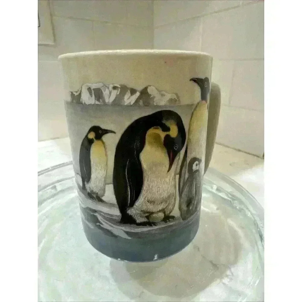 Otagiri Antarctic Emperor Penguin Mug Coffee Cup Japan Ceramic - Picture 8 of 11